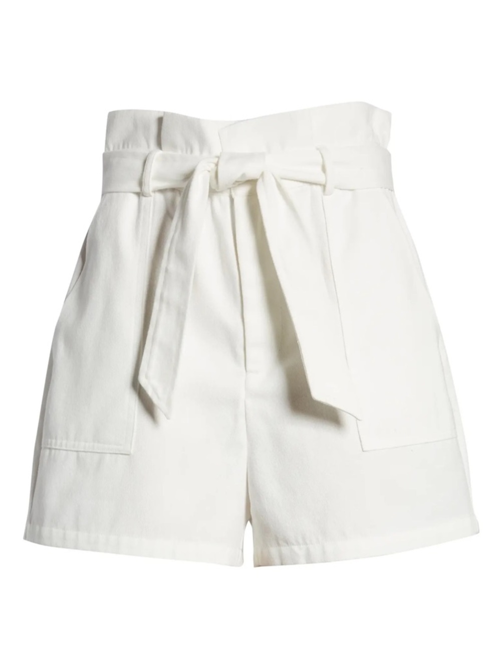 Gianni Bini Cream High Waist Women's Shorts